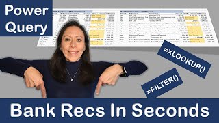 Bank Recs In Seconds Using Power Query & 3 Awesome Functions