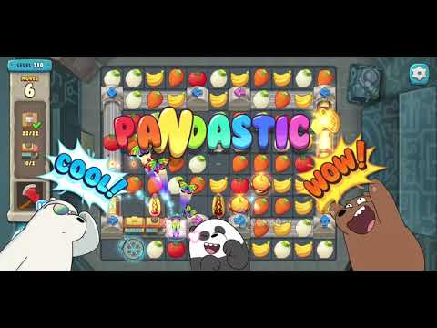We Bare Bears Match3 Repairs Level 710 - No Boosters