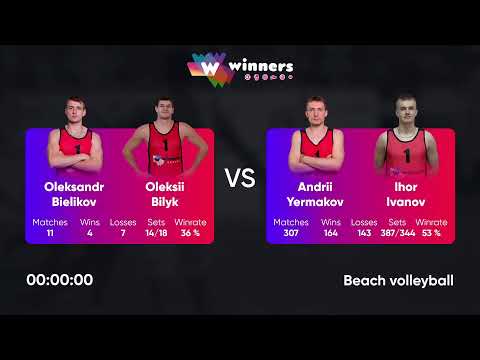23:55 D. Kliuiev / R. Voloshchuk - A. Bakotin / A. Holubenko 10.10.2022 | Winners Beach Volleyball