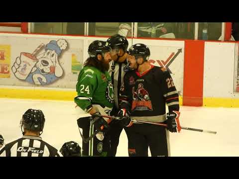 LNAH Kevin auger refuse chris cloutier 29 dec
