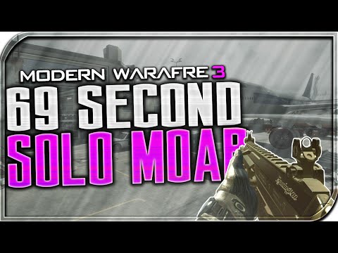 MW3: "SOLO 69 SECOND MOAB ON TERMINAL w/ACR" "INFINITE WARFARE" (FAST MW3 MOAB GAMEPLAY)