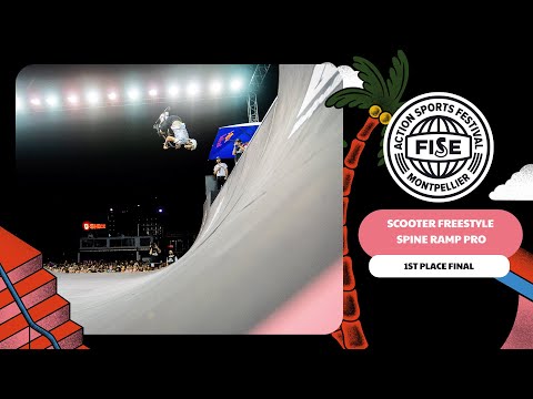 Hjalte Langebek Hansen 1st place Final Scooter Freestyle Spine Ramp Pro Men #FISEMontpellier 2024