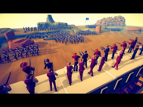 300x USA ARMY ATTACK COWBOY CITY - Totally Accurate Battle Simulator TABS