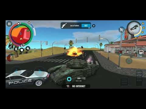 Real Gangster Crime(US Army Tank Fight  with Car Robot )-Gameplay HD