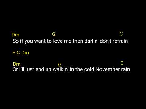 November Rain - Guns N' Roses