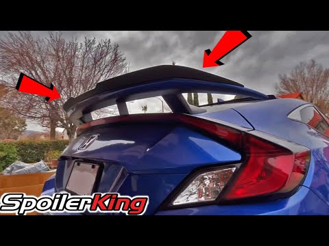Spoiler King Flap Install | 10th Gen Civic Si