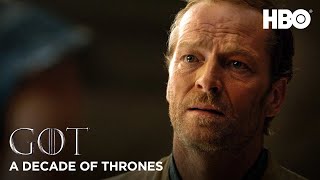 A Decade of Game of Thrones | Iain Glen on Jorah Mormont (HBO) video
