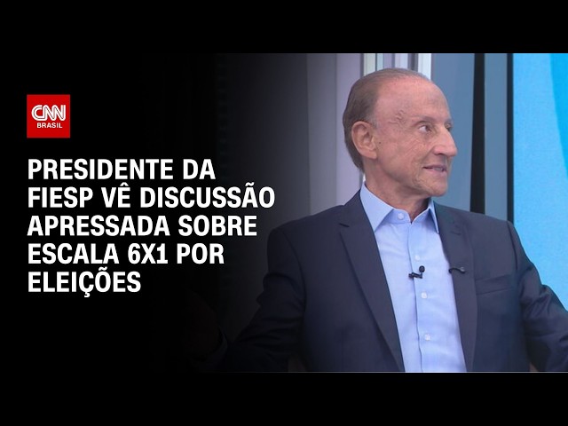 PL do governo sobre 6x1 é vergonhoso e ilegal, diz Skaf à CNN | CNN 360°