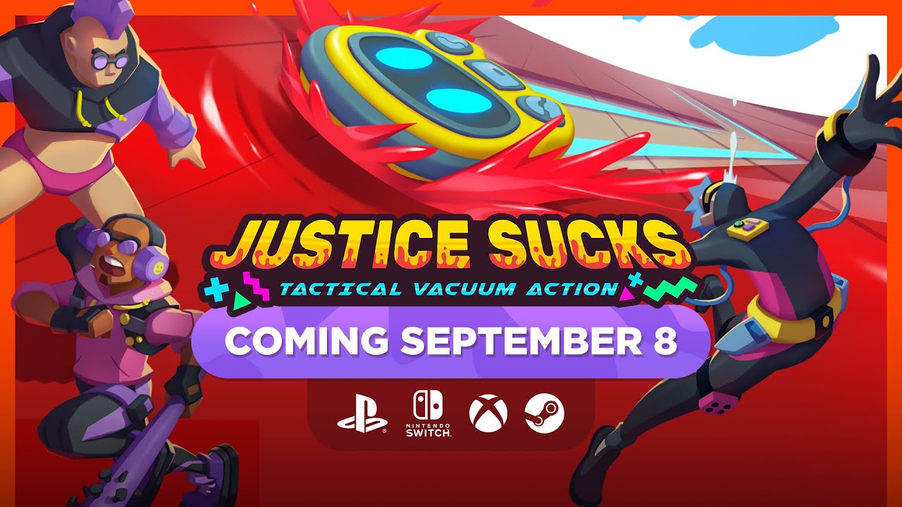 Get ready for some tactical vacuum action. JUSTICE SUCKS is coming out on September 8th! - YouTube