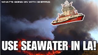 Can Seawater Fight Fires in SoCal | Why No Water | Fireboats | Damage From Seawater