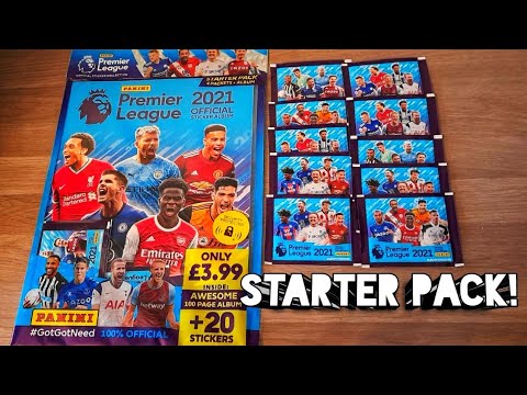STARTER PACK! Panini Premier League 2021 Stickers!