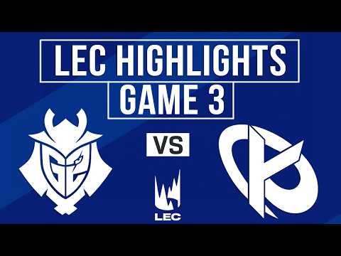 G2 vs KC Highlights Game 3 | LEC 2026 Versus Playoffs Finals | G2 Esports vs Karmine Corp