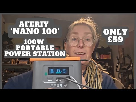 AFERIY NANO 100 Testbericht. Eine tragbare 100-Watt-Powerstation. Ideal für Wohnmobile. Nur 59 £!
