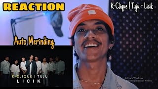 K-CLIQUE | TUJU - LICIK (OFFICIAL MV) | REACTION INDONESIA | MANTUL❗