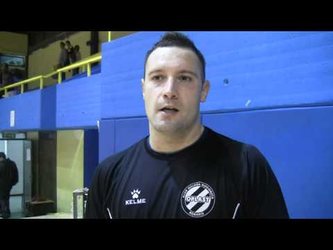 futsal.si: Denis Baloh o tekmi KMN Puntar - Oplast Kobarid (20.11. 2010)