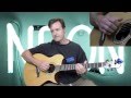 Neon - Complete Live Acoustic version from WTLI - John Mayer -Guitar lesson with TAB