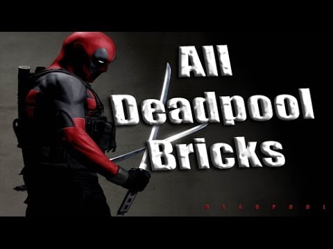 Lego Marvel Super Heroes All Deadpool Bricks (How To Unlock Deadpool)