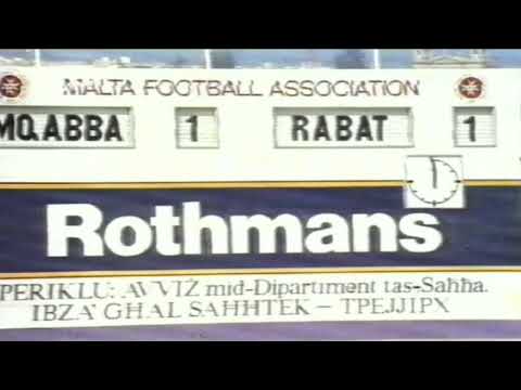 F.A Trophy - First Round - Rabat Ajax vs Mqabba - 1991