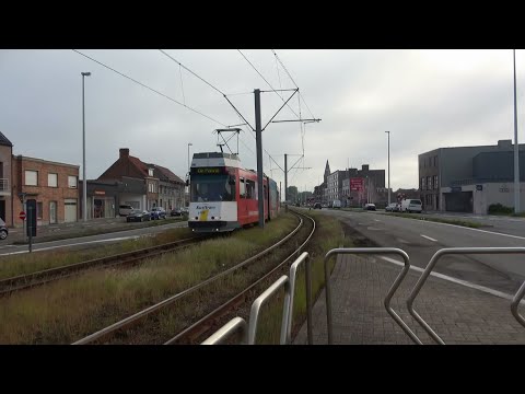 De Lijn BN LRV kusttram 6034 Ethias reclametram | tramlijn 0 | Zeebrugge | 2021