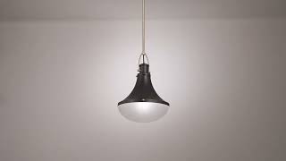 1_Watch A Video About the Possini Euro Petra Matte Black Soft Gold Mini Pendant Light