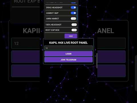 free fire root injector panel FF headshot mobile panel free fire mood menu hack #ffhack #ffpanel