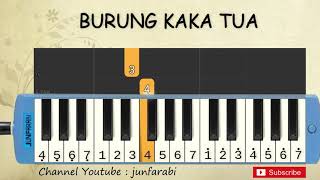 Download lagu not pianika burung kaka tua - lagu daerah nusantara indonesia - belajar pianika not angka mp3