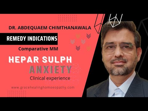 Hepar sulph Anxiety symptoms | Dr. Abdequaem