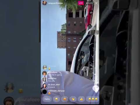 King Von in the hood. Fight starts LIVE!!!