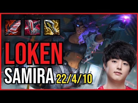 LOKEN - SAMIRA vs. TEDDY - LUCIAN ADC | KR GRANDMASTER | PATCH 10.25
