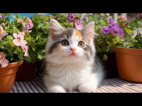 12 Hours of Gentle Melodies to Calm Kitty - Music for Nervous Cats, Soft Sounds for Cat Soothing