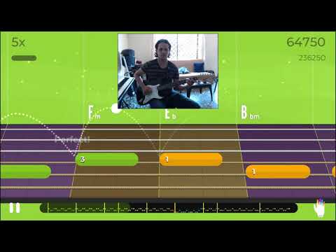 Music n' English - Hernán Alejos - Yousician Nivel 2 - Clocks (Basic Riff)