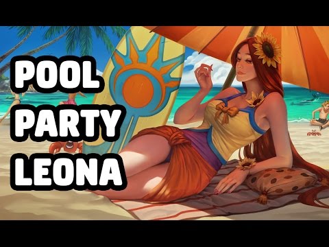 POOL PARTY LEONA SKIN SPOTLIGHT - LEAGUE OF LEGENDS