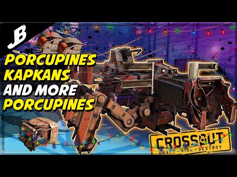 Some of the most hated weapons in Crossout in ONE build. KAPKAN, PORCUPINES and a CANNON - Crossout