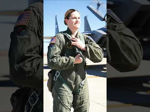 When Ground Crew and Female F-15 Fighter Pilot Spring into Action#womenpilot #pilot #usaf #airforce
