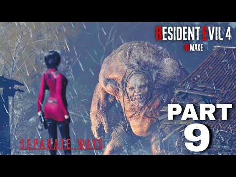 RESIDENT EVIL 4 REMAKE SEPARATE WAYS DLC Walkthrough Gameplay Part 9 - EL-GIGANTE BOSS FIGHT