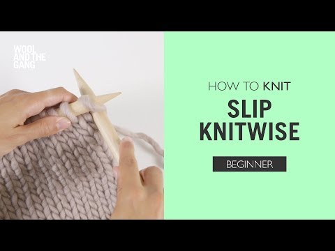 How to: Knit Slip One Knitwise poster