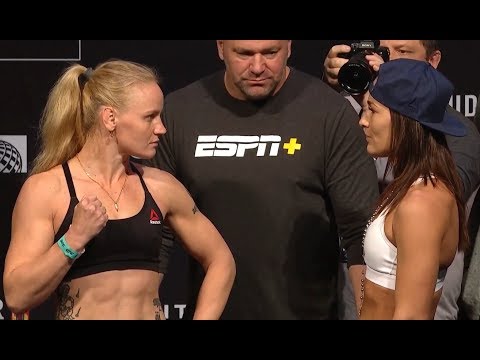 Valentina Shevchenko vs. Jessica Eye - Weigh-in Face-Off - (UFC 238: Cejudo vs. Moraes) - /r/WMMA