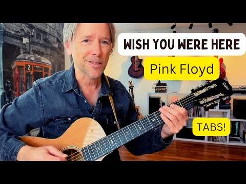 How to play - “Wish You Were Here” guitar lesson by: Pink Floyd (with intro solo, tabs)
