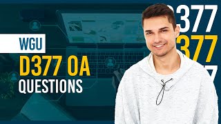 D377 OA – Complete Answer Key & Explanations
