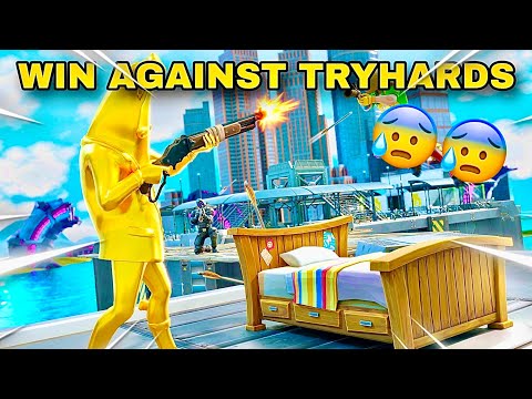How To Win Against TryHards In Fortnite BedWars! (3v3v3v3) 