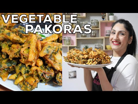 Vegetable Pakora | The Best Spinach & Potato Pakora Recipe