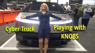 Cyber Truck & Model 3 - Playing with KNOBS - Firts Auto Show appearance