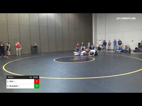 122 Lbs Consi Of 32 2 Larissa Kaz Team Wisconsin Vs Ciera Broukal Team Indiana