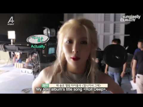 [ENG SUB] 150825 Hyuna Feat Ilhoon of BTOB Roll Deep MV BTS