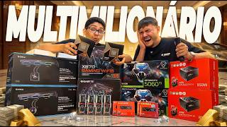 Montando os PC´S GAMER dos IRMÃOS GÊMEOS MULTIMILIONÁRIOS 🤑