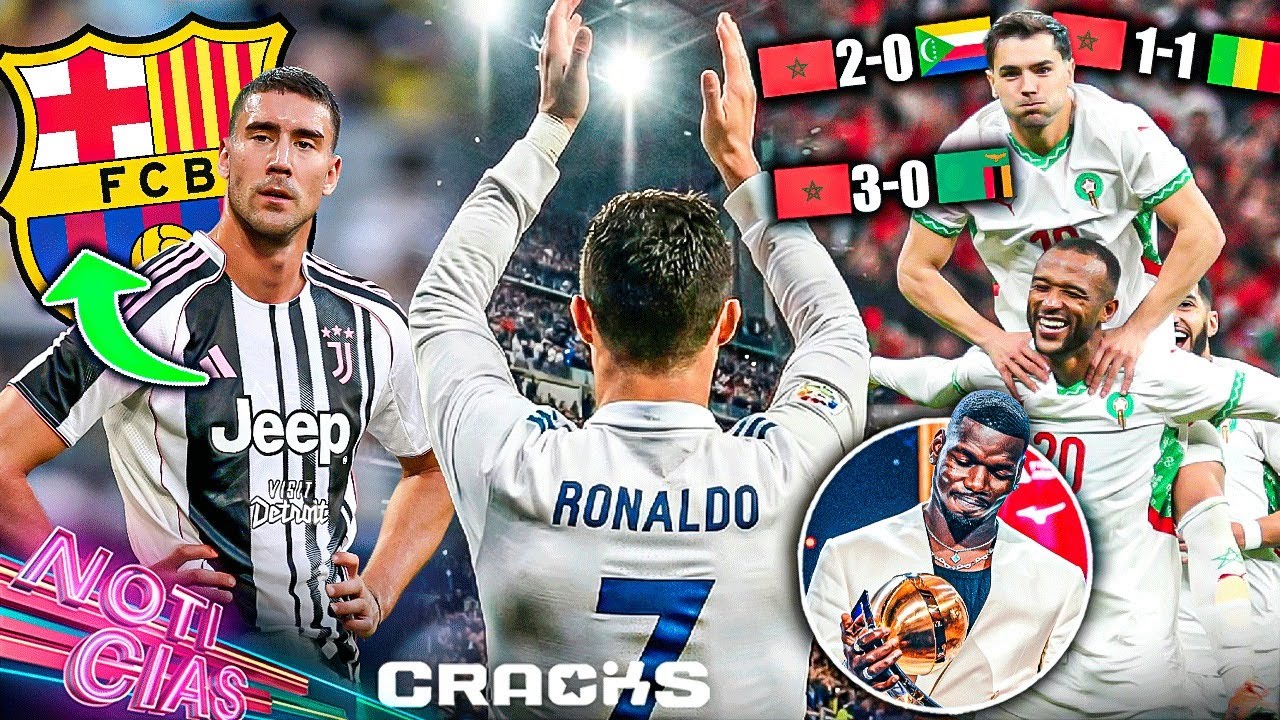 CR7 imagina regreso al Bernabéu | Vlahovic en el radar culé | Marruecos imparable |¿Premio merecido?