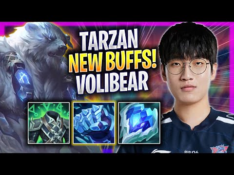 TARZAN TRIES VOLIBEAR WITH NEW BUFFS! - LNG Tarzan Plays Volibear JUNGLE vs Taliyah! | Season 2024