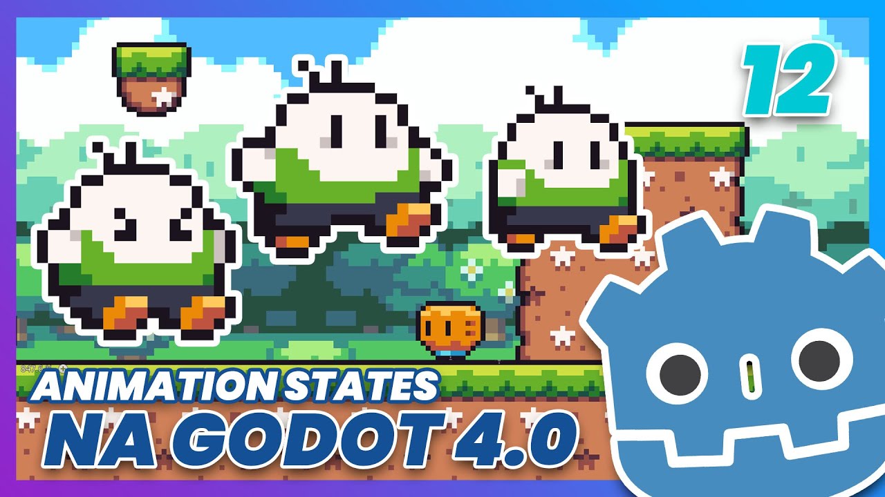Ep12  - Gerenciar os States Animations na Godot 4.0 - Criando um Jogo de Plataforma 2D