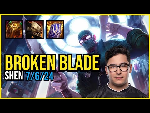 BROKEN BLADE - SHEN vs. CHO'GATH Top | EUW MASTER | PATCH 10.25