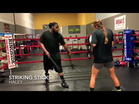 Haley on the Striking Sticks!!!